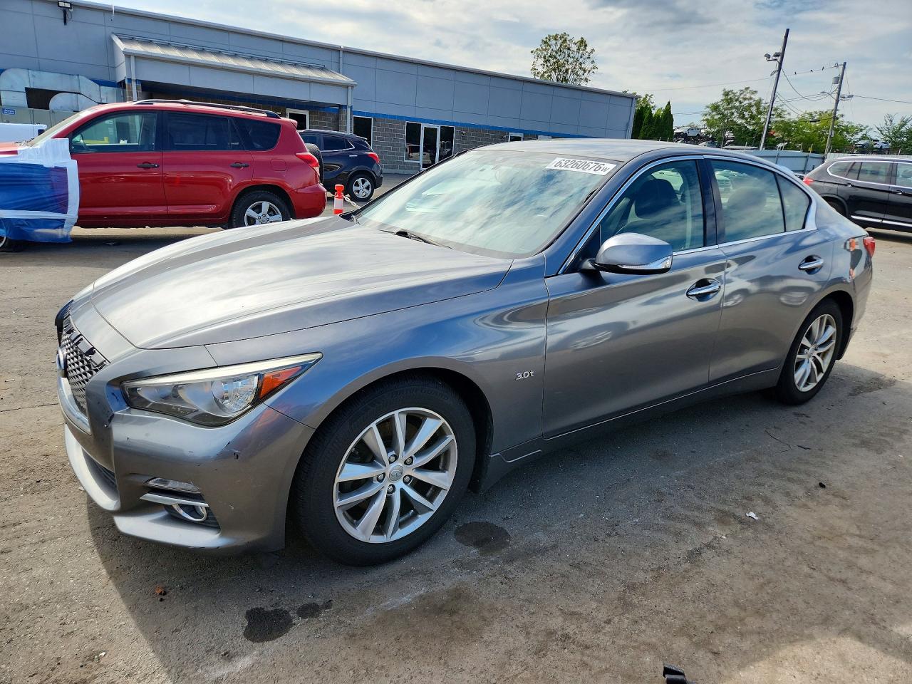 2017 Infiniti Q50 3.0t Premium Gray vin: JN1EV7AR0HM836847