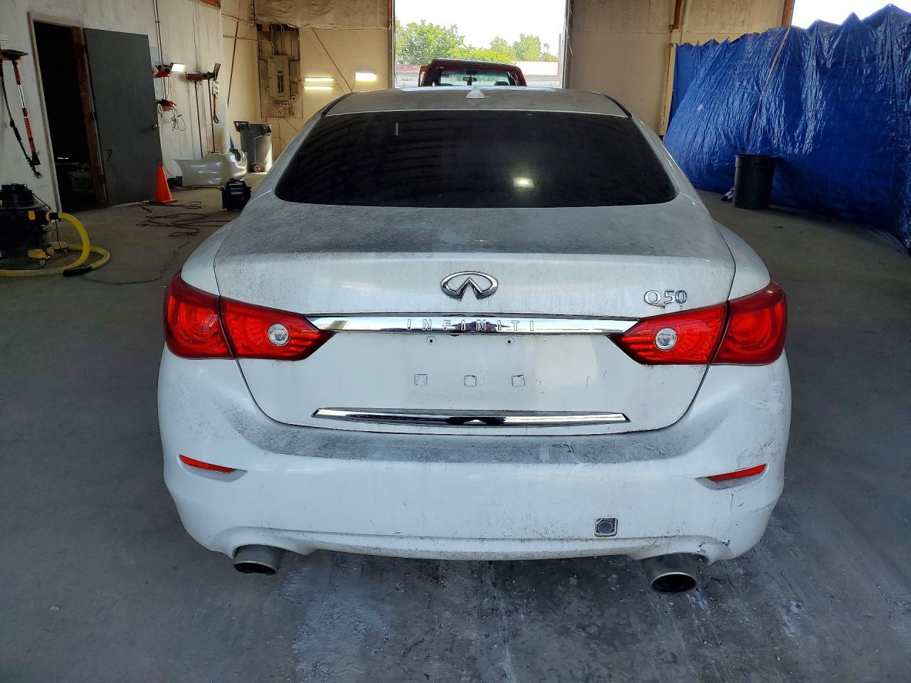 2017 Infiniti Q50 3.0t Signature Edition White vin: JN1EV7AR0HM838355