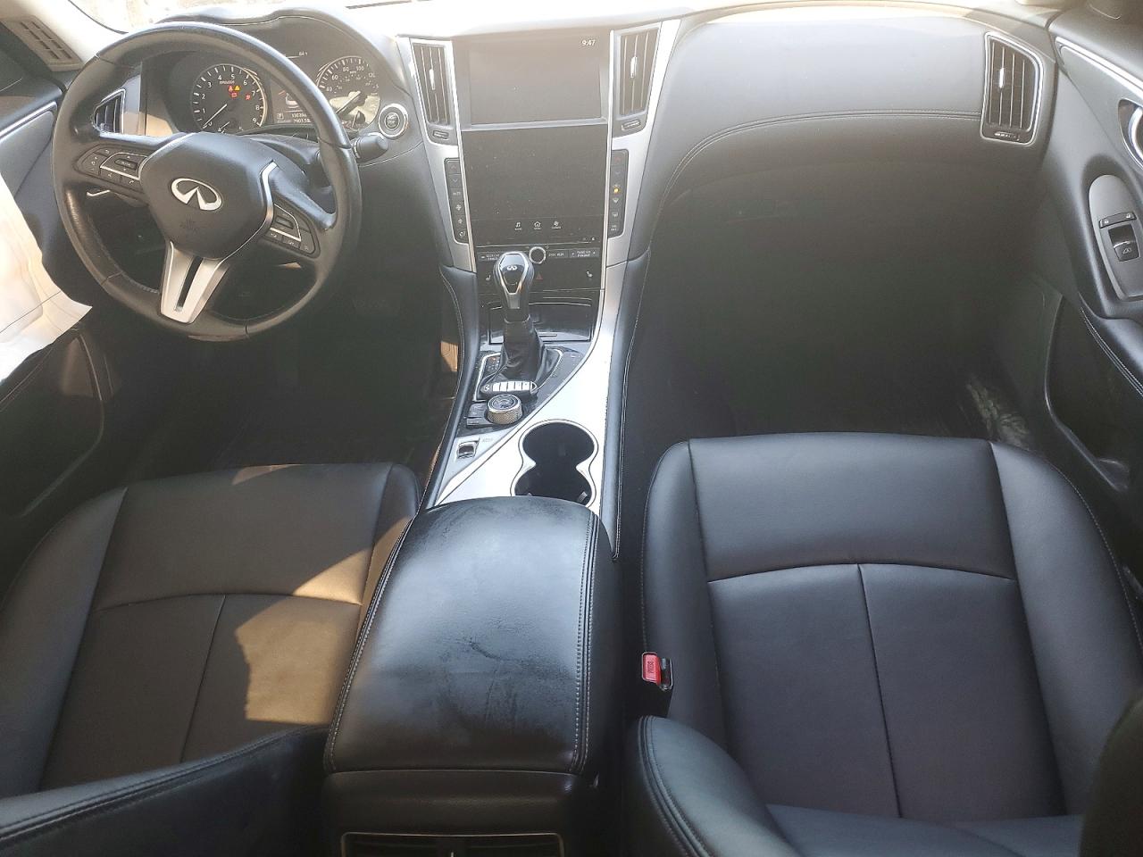 2019 Infiniti Q50 3.0t Luxe Gray vin: JN1EV7AR0KM591667