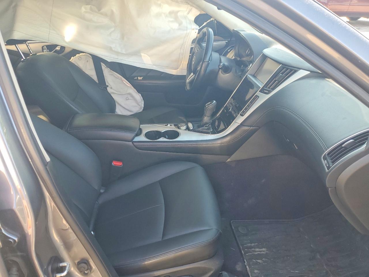 2019 Infiniti Q50 3.0t Luxe Gray vin: JN1EV7AR0KM591667