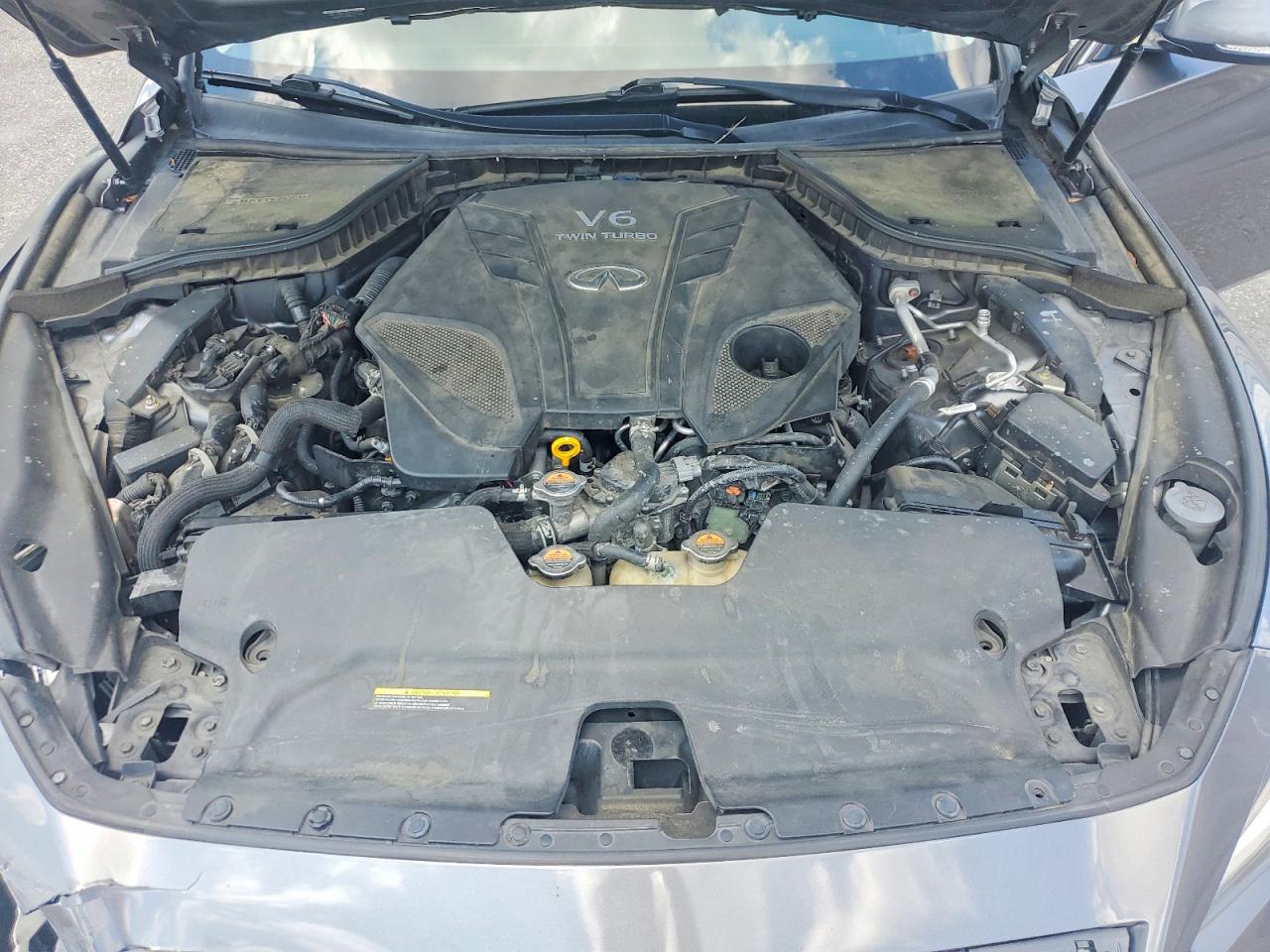 2020 Infiniti Q50 3.0t Luxe Серый vin: JN1EV7AR0LM250075