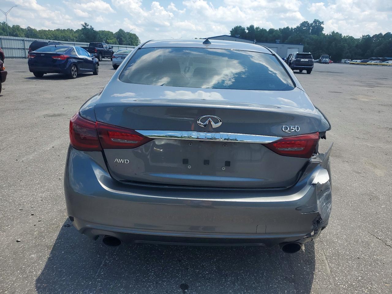 2020 Infiniti Q50 3.0t Luxe Серый vin: JN1EV7AR0LM250075