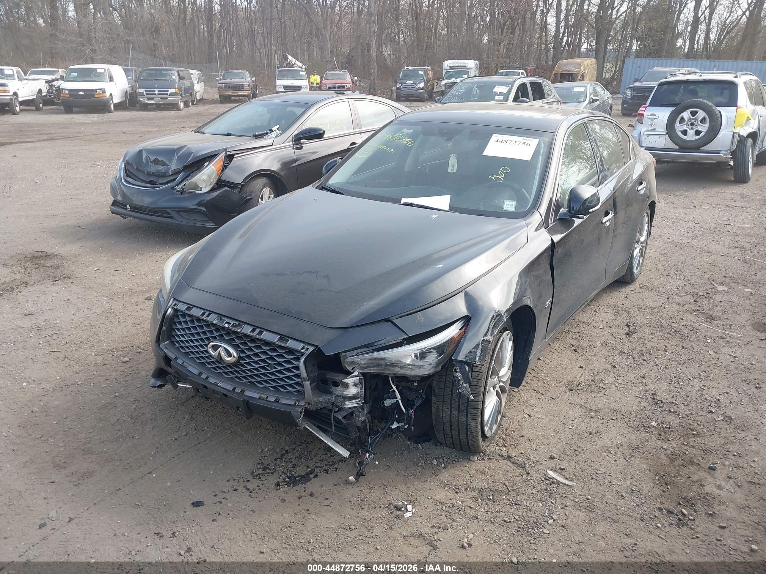 2018 Infiniti Q50 3.0t Luxe Black vin: JN1EV7AR1JM434177