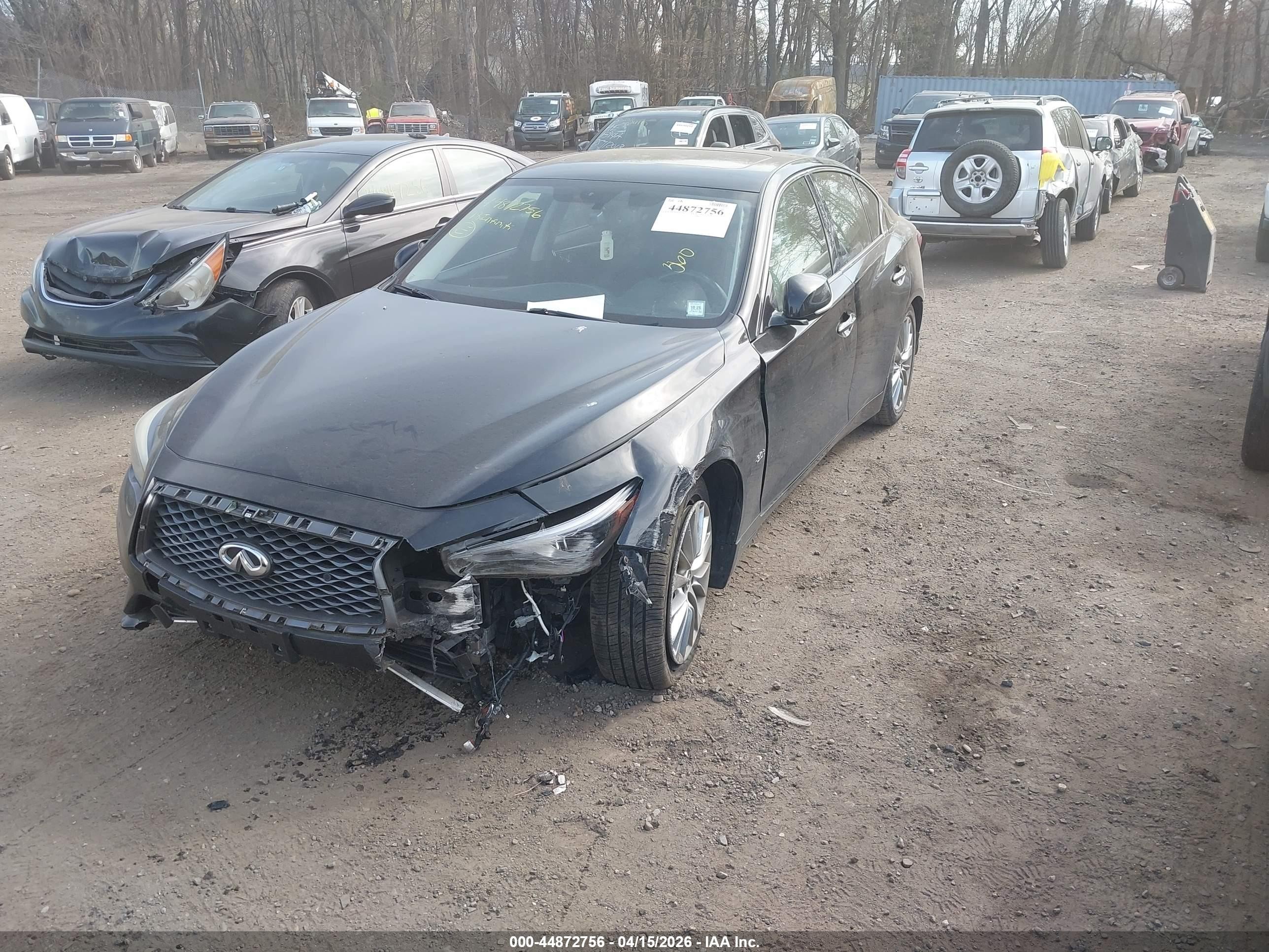 2018 Infiniti Q50 3.0t Luxe Black vin: JN1EV7AR1JM434177