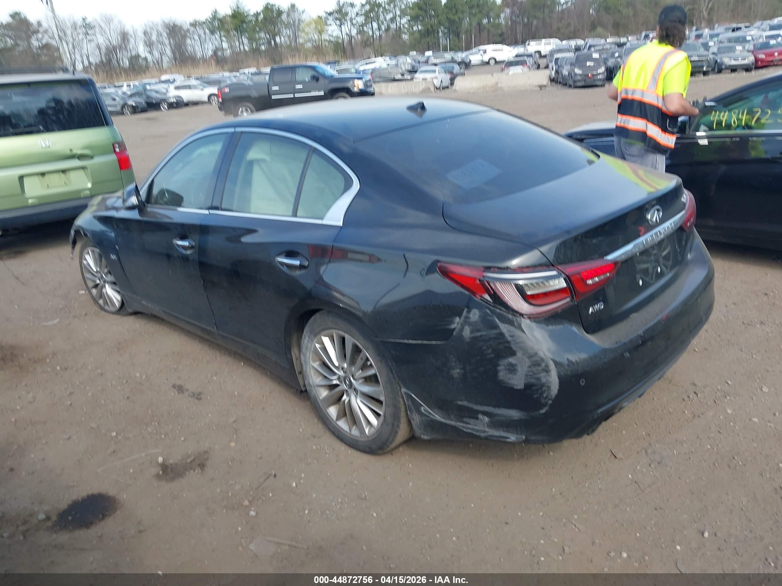 2018 Infiniti Q50 3.0t Luxe Black vin: JN1EV7AR1JM434177