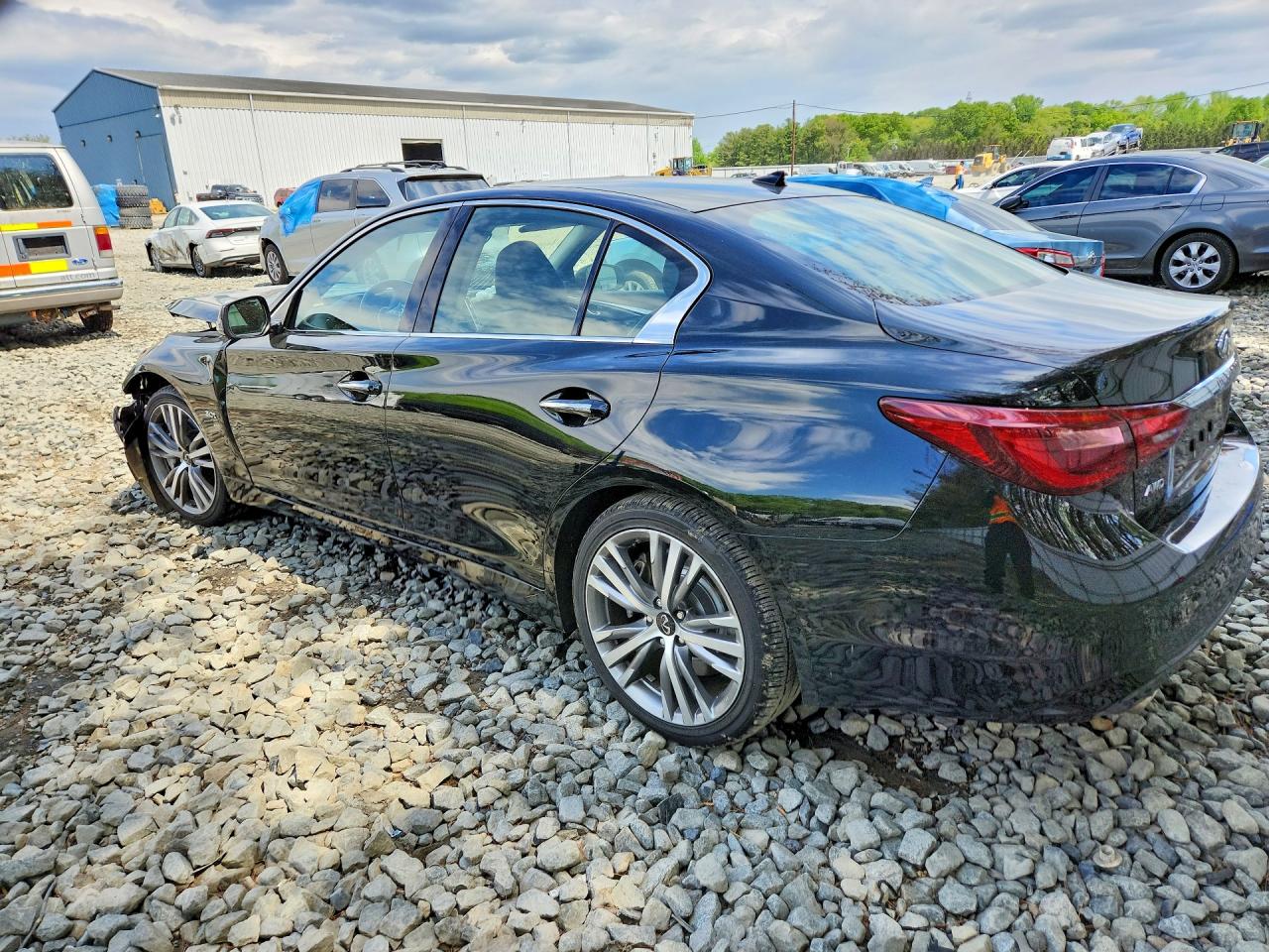 2019 Infiniti Q50 3.0t Sport Black vin: JN1EV7AR1KM591760