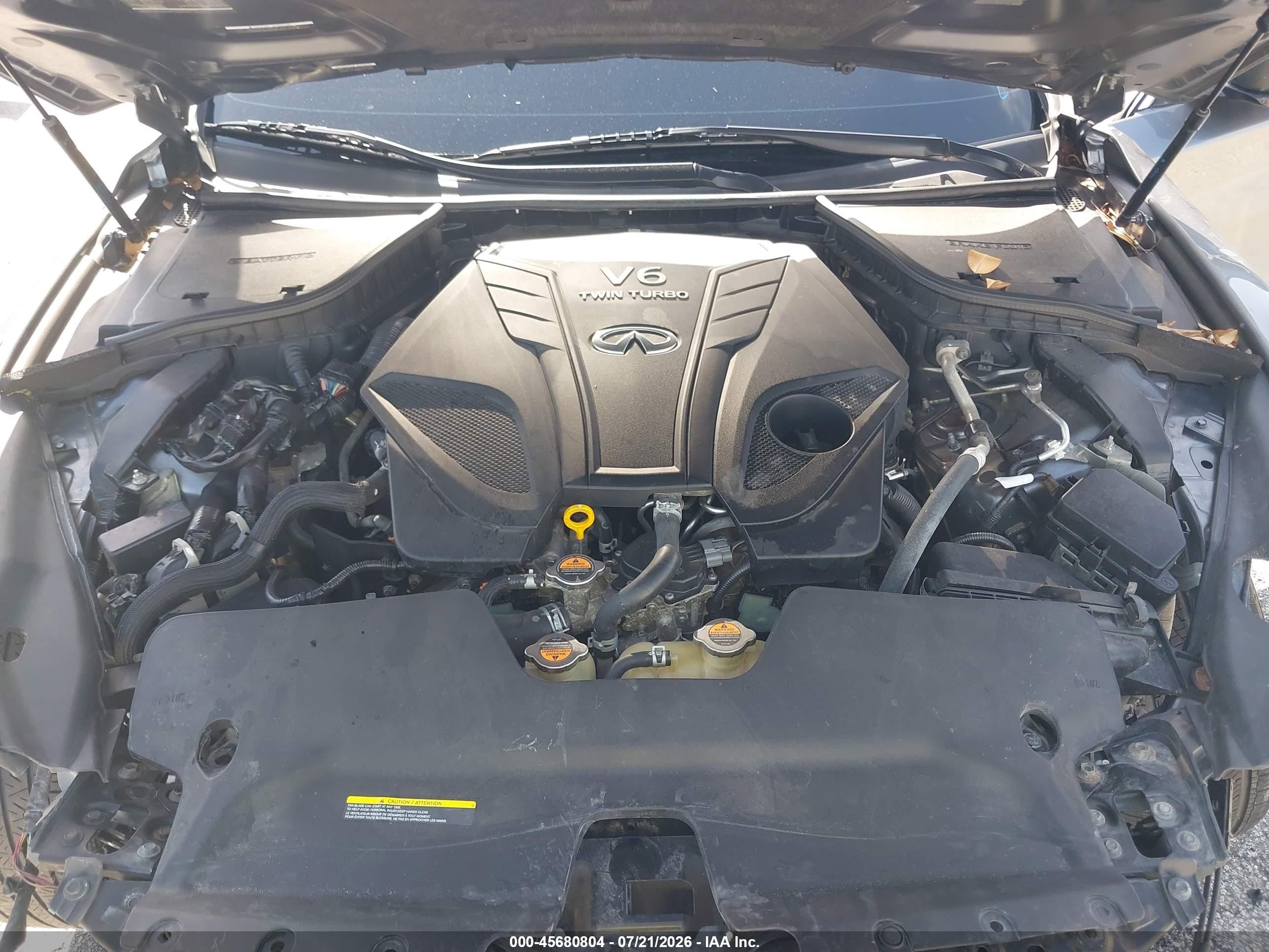 2020 Infiniti Q50 Luxe Awd Gray vin: JN1EV7AR1LM251008