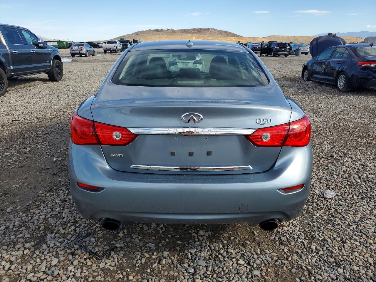 2017 Infiniti Q50 3.0t Signature Edition Blue vin: JN1EV7AR2HM840365