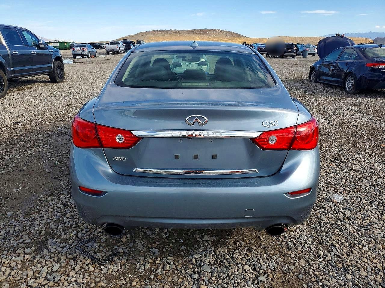 2017 Infiniti Q50 3.0t Signature Edition Blue vin: JN1EV7AR2HM840365
