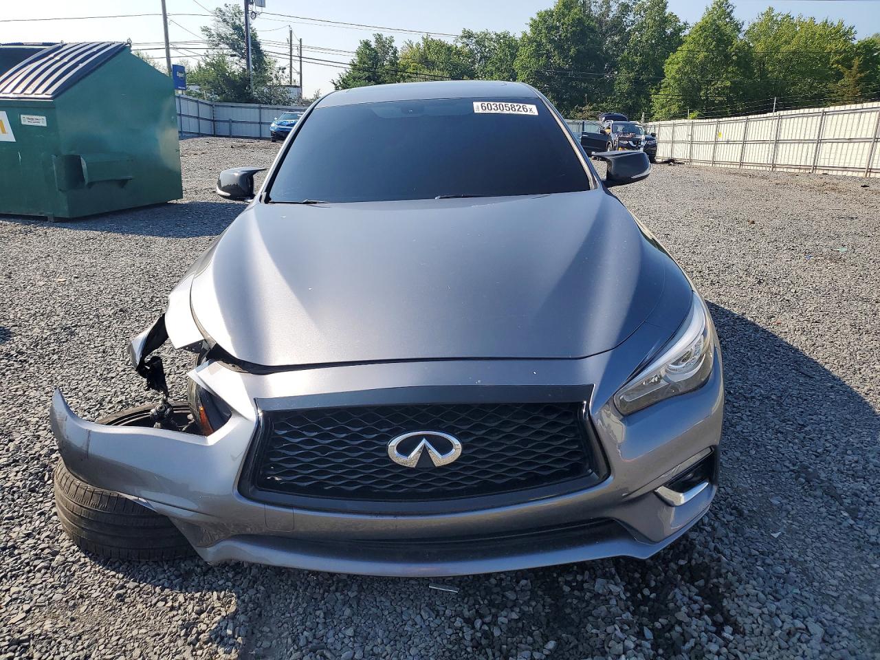 2018 Infiniti Q50 3.0t Luxe Gray vin: JN1EV7AR2JM431465