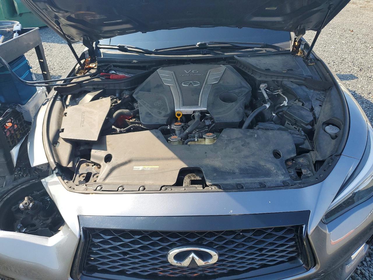 2018 Infiniti Q50 3.0t Luxe Gray vin: JN1EV7AR2JM431465