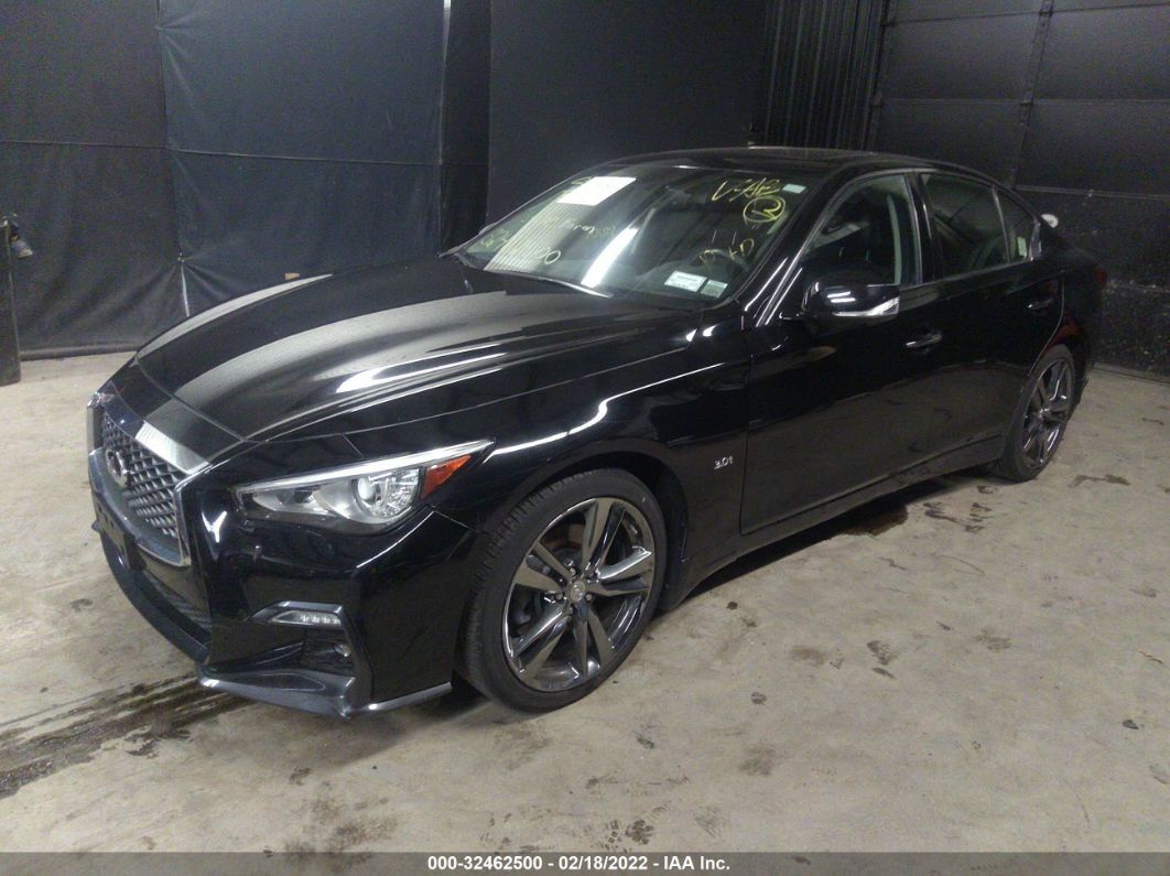 2019 Infiniti Q50 3.0t Signature Edition Black vin: JN1EV7AR2KM590827