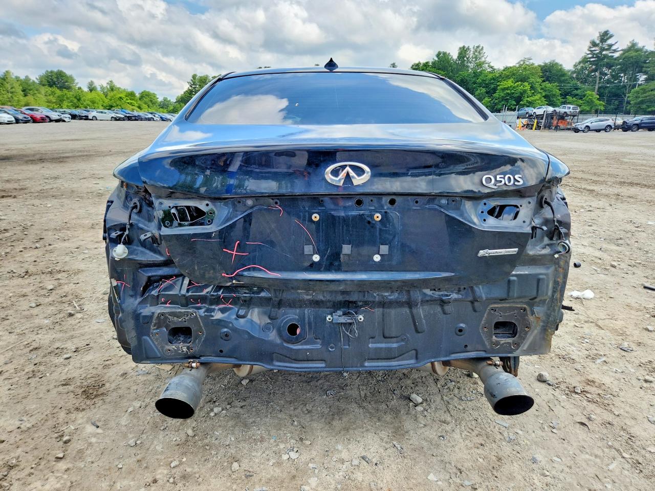 2019 Infiniti Q50 3.0t Signature Edition Black vin: JN1EV7AR2KM590827