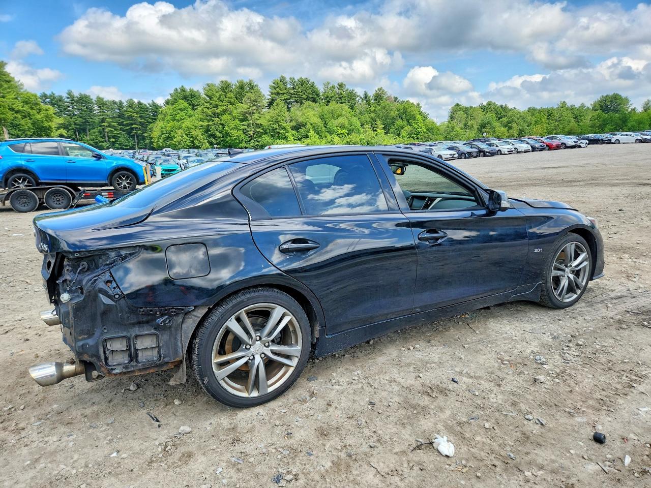2019 Infiniti Q50 3.0t Signature Edition Black vin: JN1EV7AR2KM590827