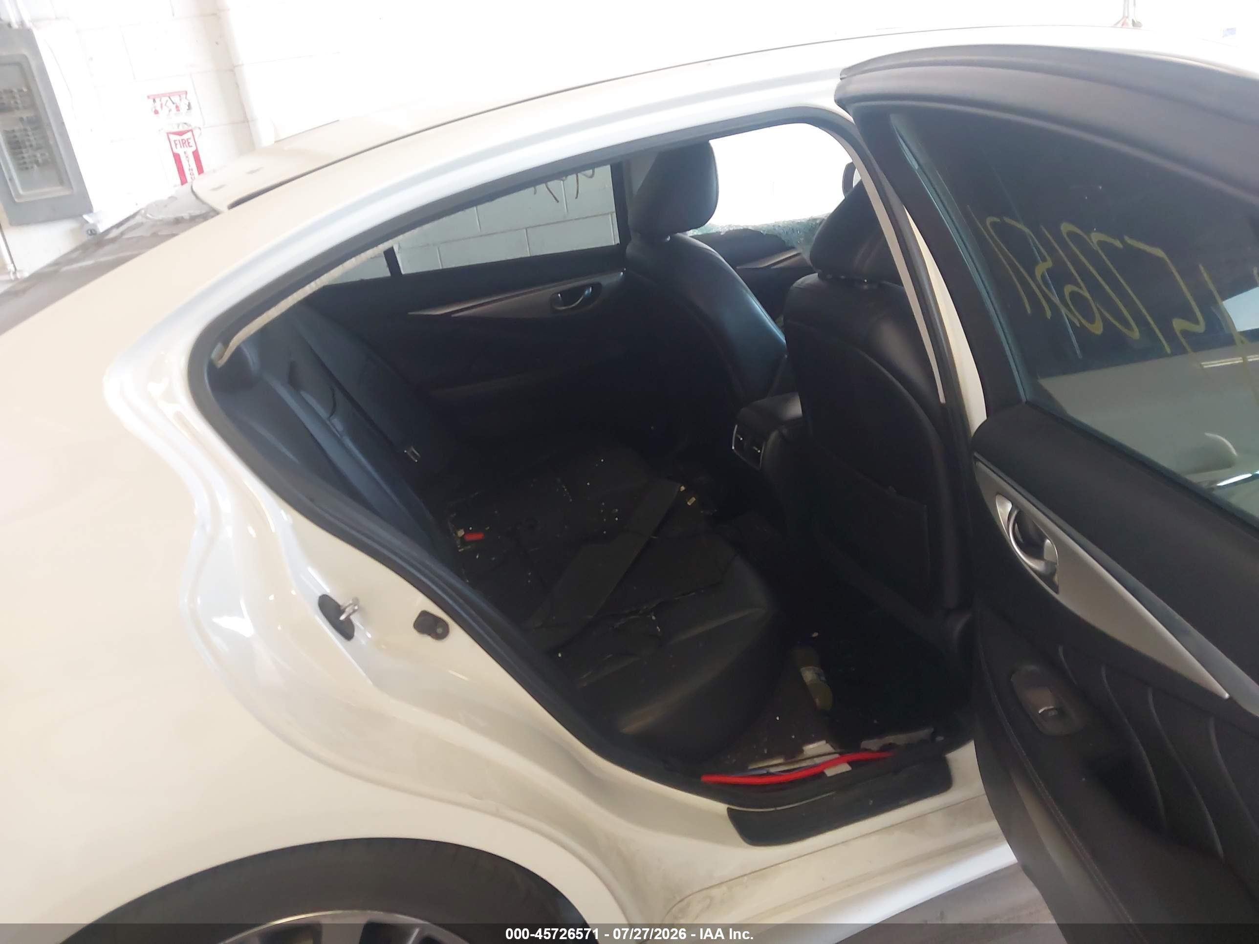 2020 Infiniti Q50 Luxe Awd White vin: JN1EV7AR2LM256363