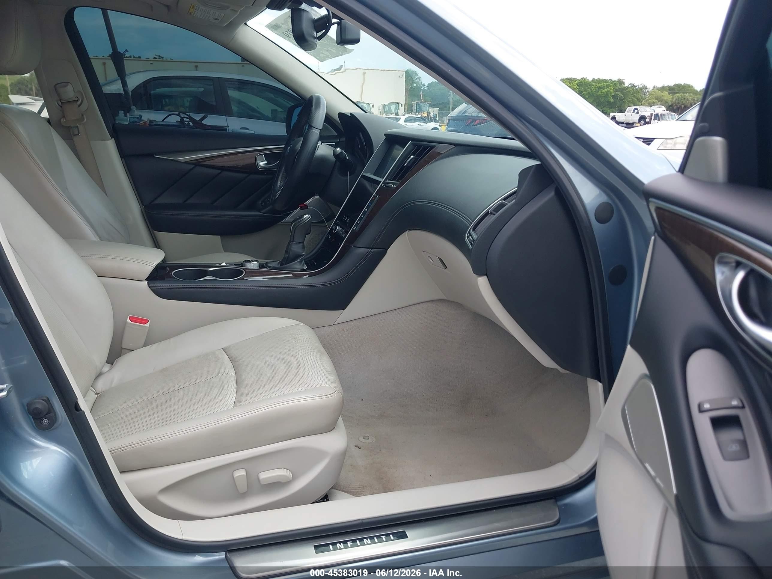 2018 Infiniti Q50 3.0t Luxe Blue vin: JN1EV7AR3JM443690