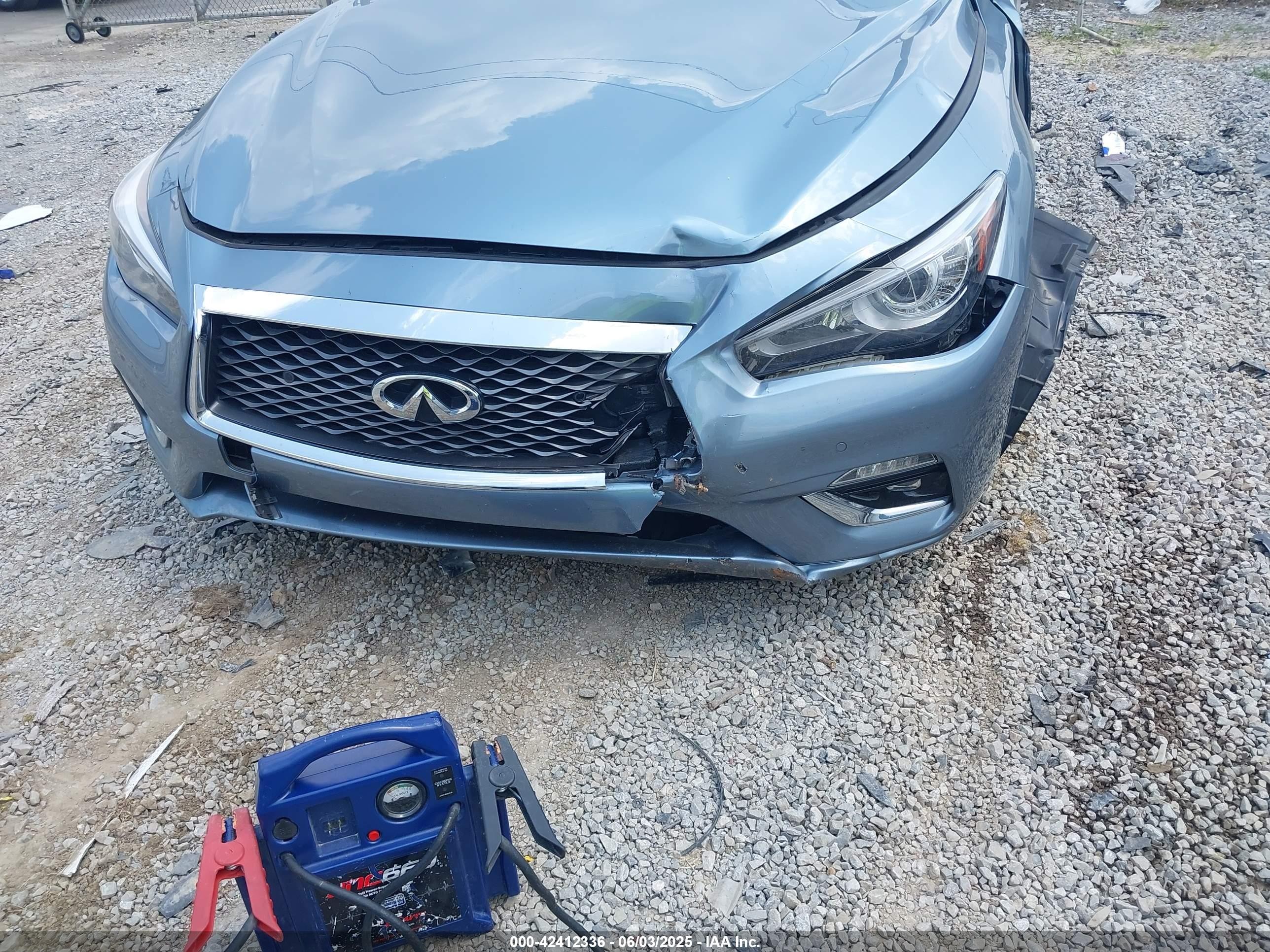 2020 Infiniti Q50 Luxe Awd Light Blue vin: JN1EV7AR3LM251219