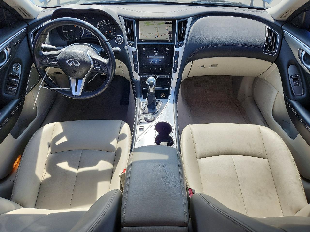 2020 Infiniti Q50 3.0t Luxe Серебряный vin: JN1EV7AR3LM251219