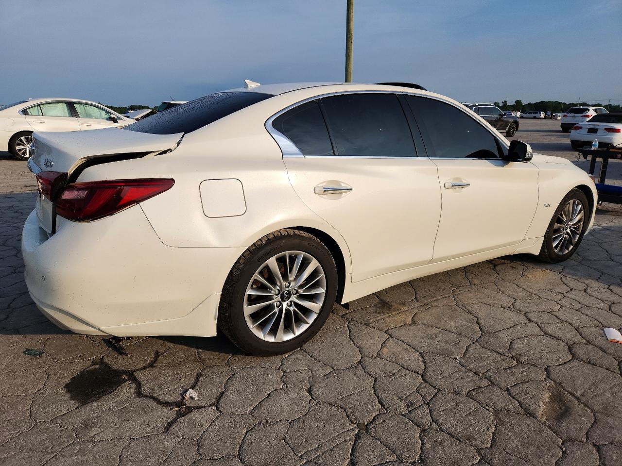2020 Infiniti Q50 3.0t Pure White vin: JN1EV7AR3LM251303