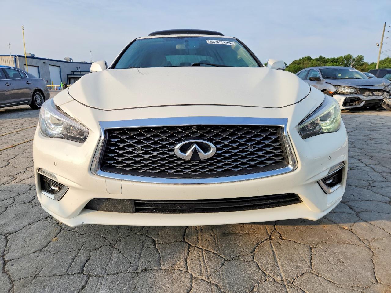 2020 Infiniti Q50 3.0t Pure White vin: JN1EV7AR3LM251303