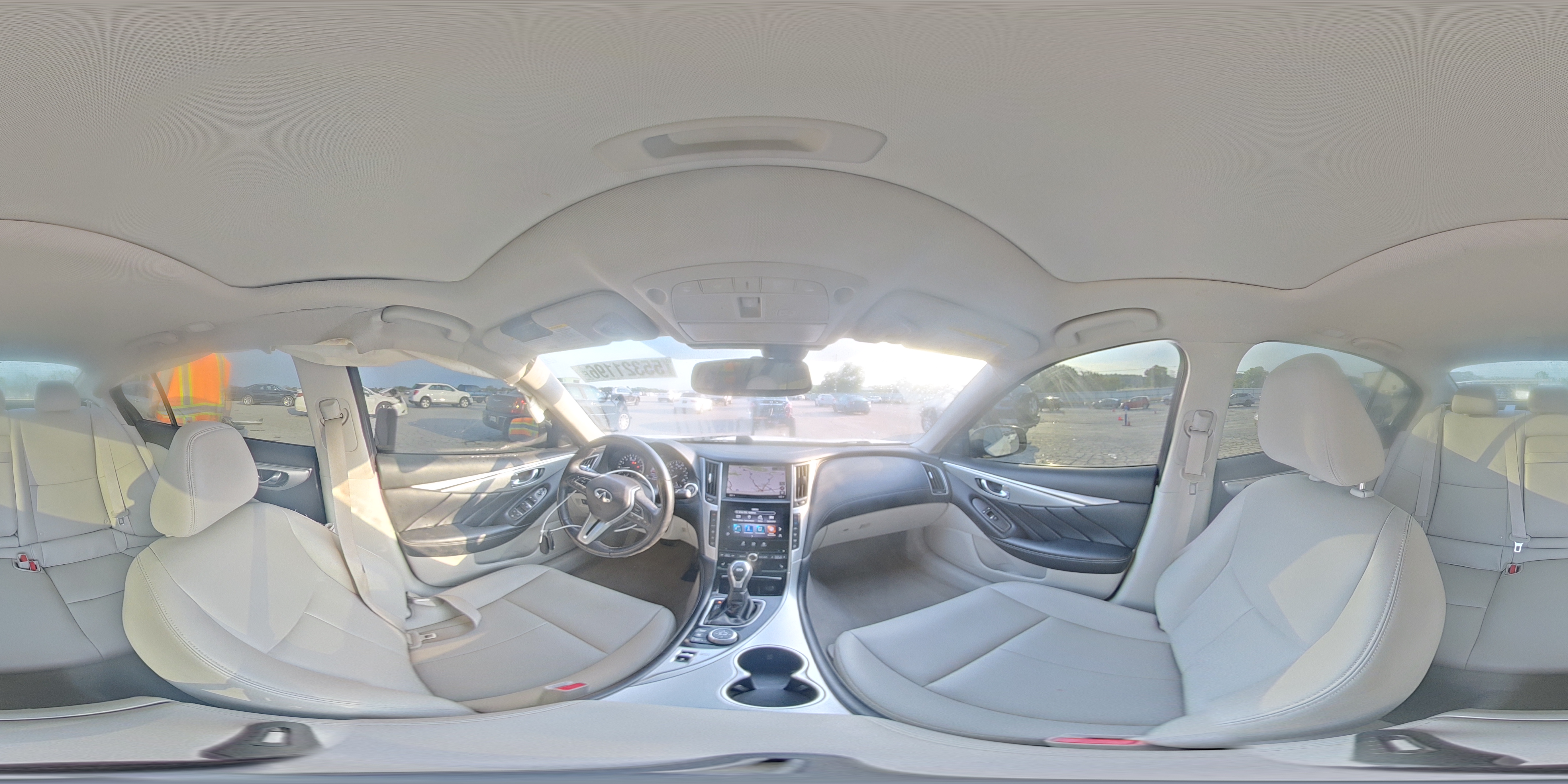 2020 Infiniti Q50 3.0t Pure White vin: JN1EV7AR3LM251303