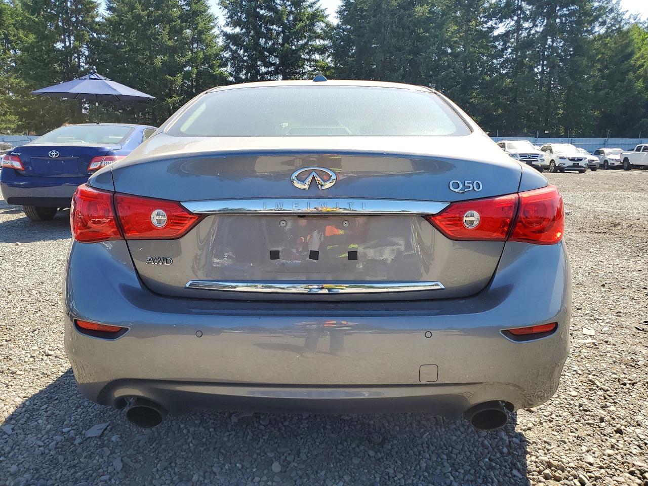 2017 Infiniti Q50 3.0t Premium Серый vin: JN1EV7AR4HM835605