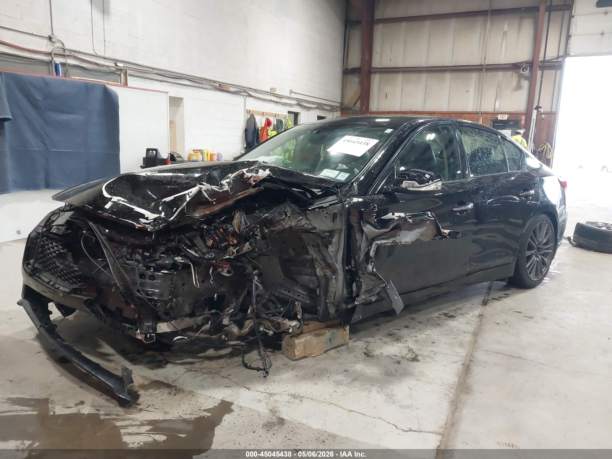 2018 Infiniti Q50 3.0t Luxe Black vin: JN1EV7AR4JM432620