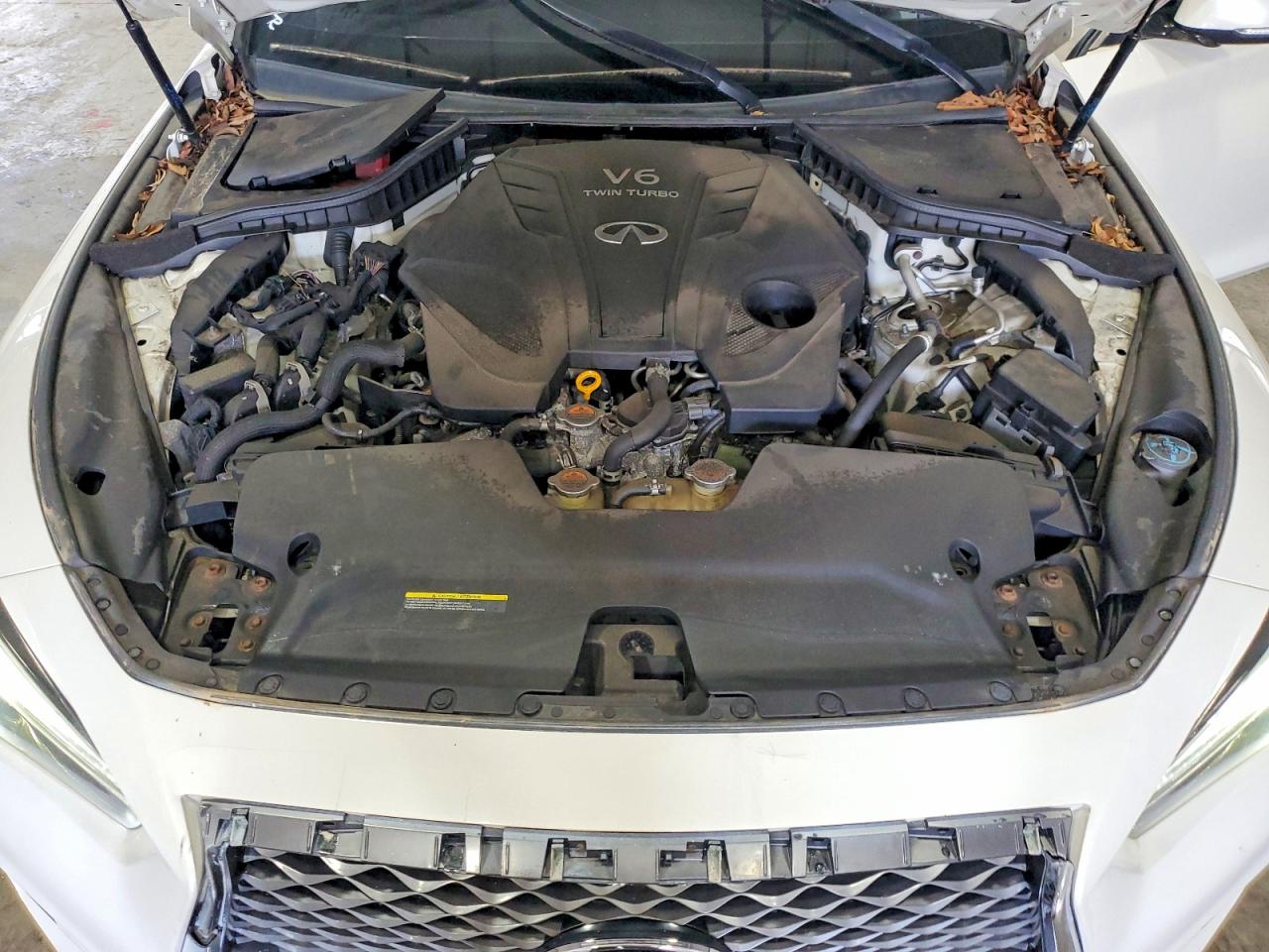 2019 Infiniti Q50 3.0t Luxe White vin: JN1EV7AR4KM591123