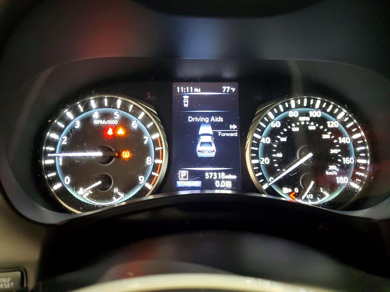 2019 Infiniti Q50 3.0t Luxe White vin: JN1EV7AR4KM591123