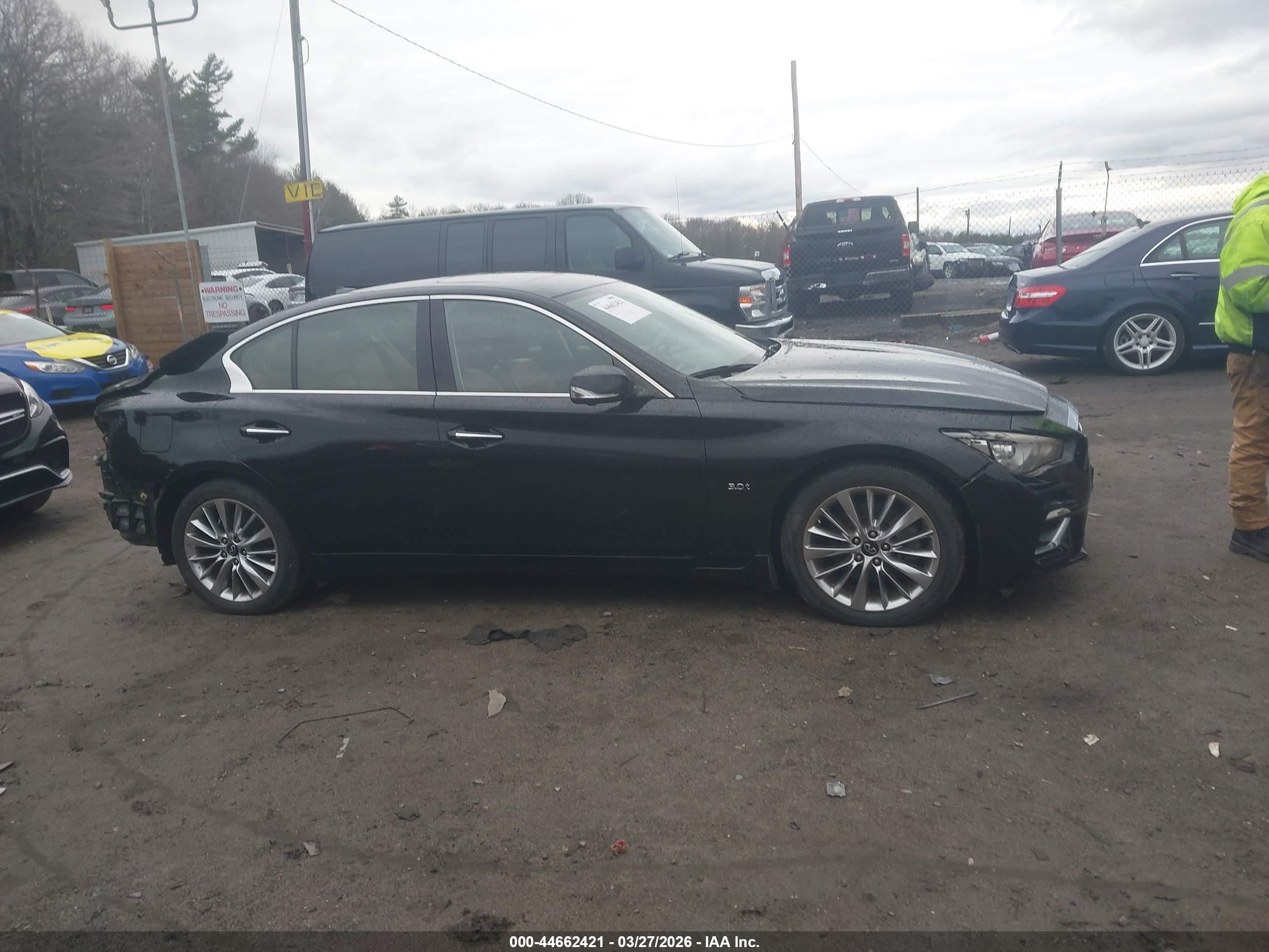 2020 Infiniti Q50 Luxe Awd Black vin: JN1EV7AR4LM254288