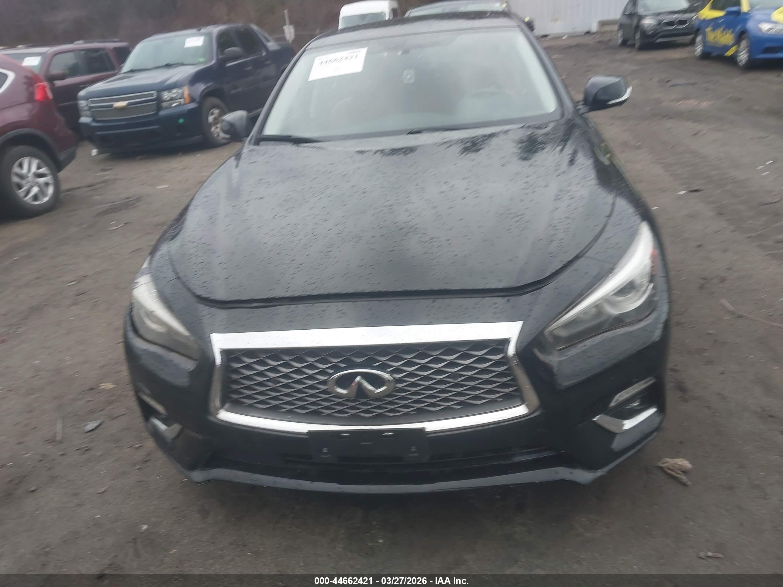 2020 Infiniti Q50 Luxe Awd Black vin: JN1EV7AR4LM254288