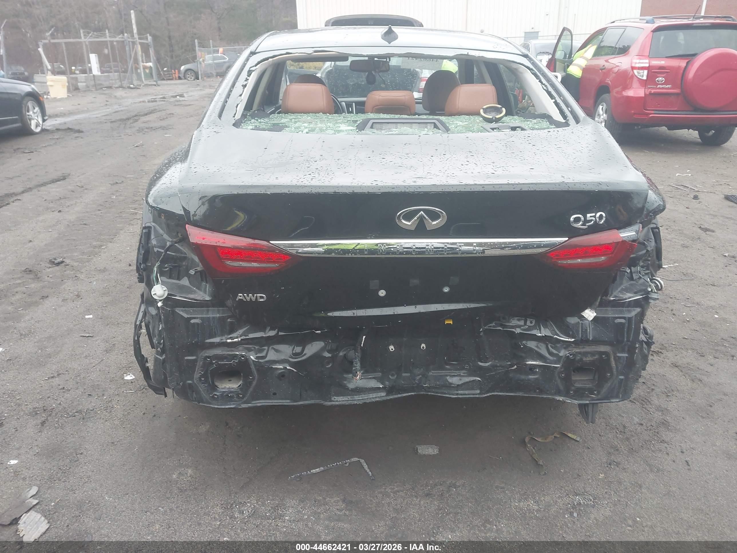2020 Infiniti Q50 Luxe Awd Black vin: JN1EV7AR4LM254288