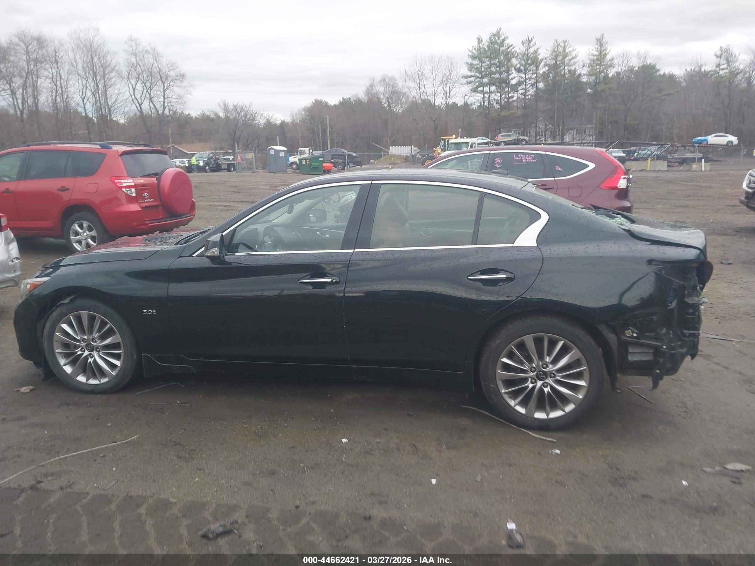 2020 Infiniti Q50 Luxe Awd Black vin: JN1EV7AR4LM254288