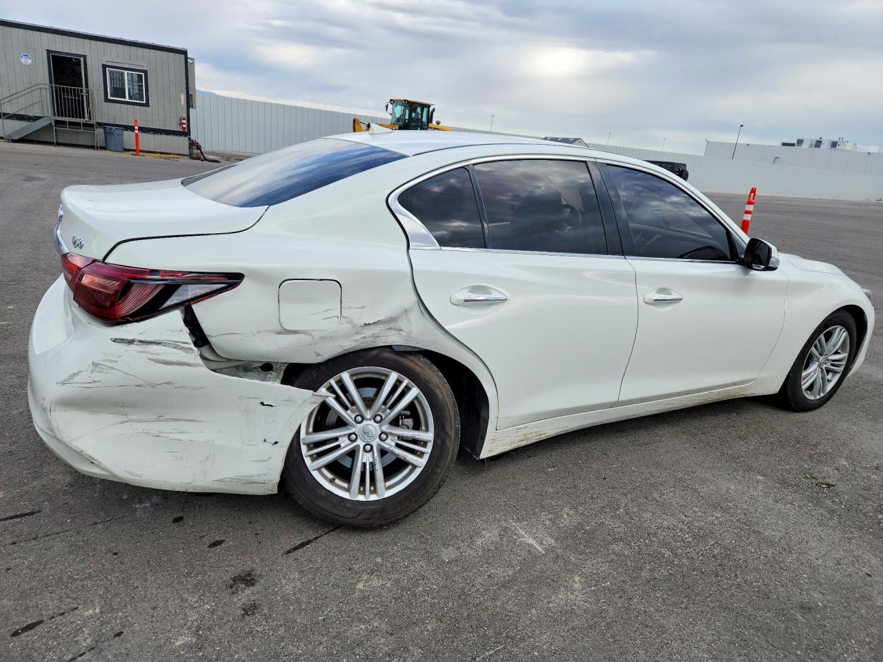 2021 Infiniti Q50 Pure White vin: JN1EV7AR4MM753965