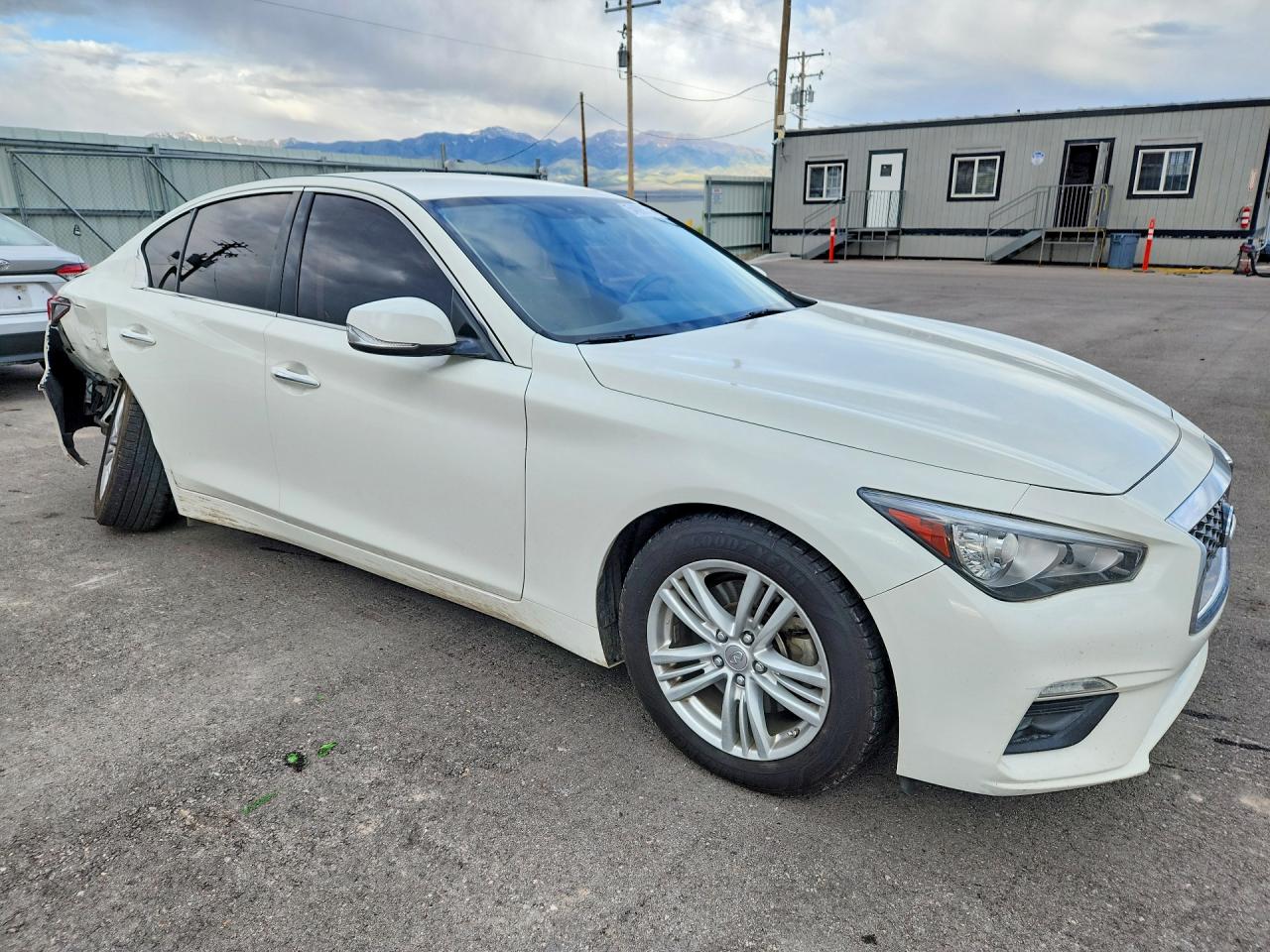 2021 Infiniti Q50 Pure White vin: JN1EV7AR4MM753965