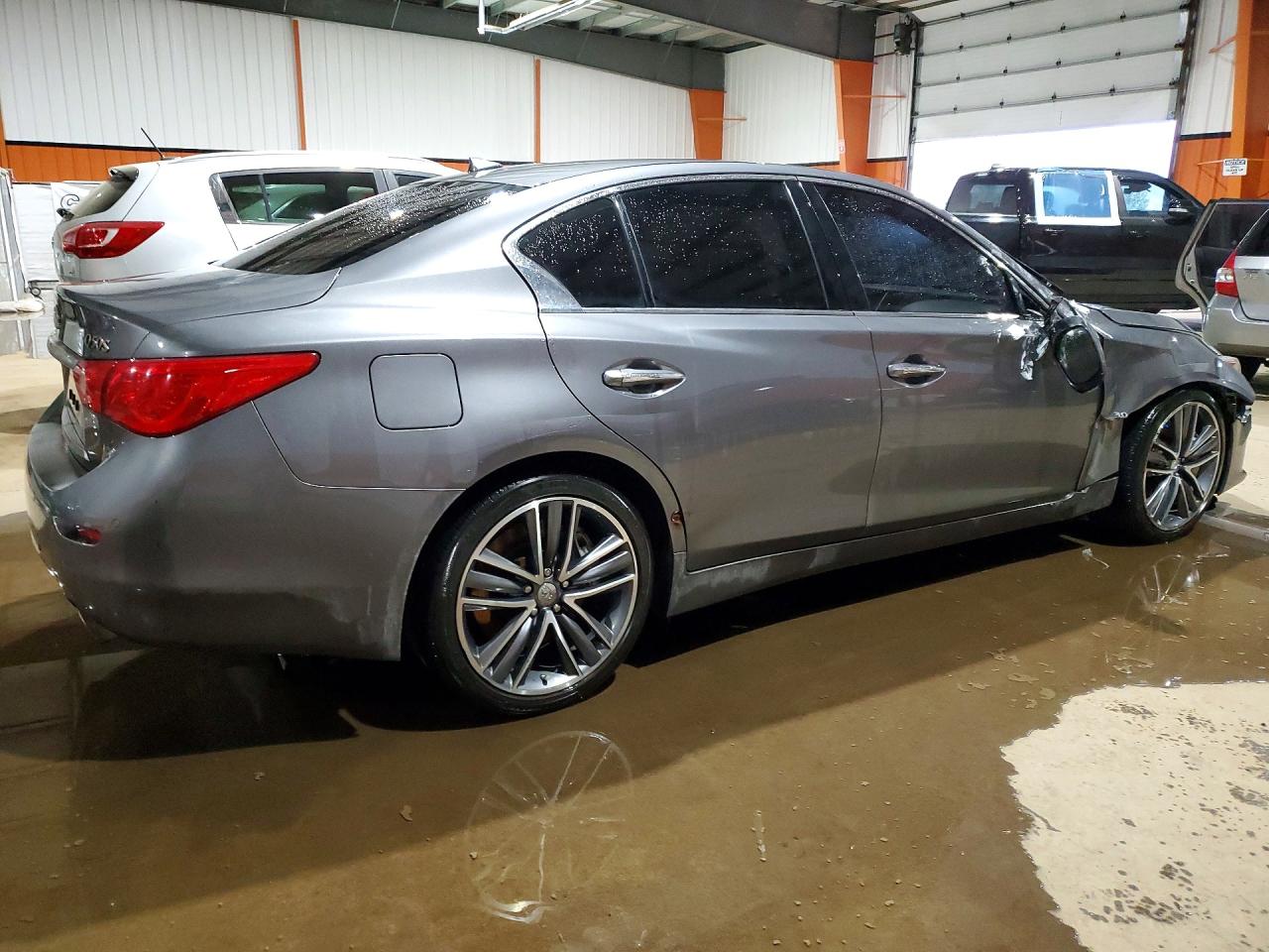 2017 Infiniti Q50 3.0t Signature Edition Gray vin: JN1EV7AR5HM839792