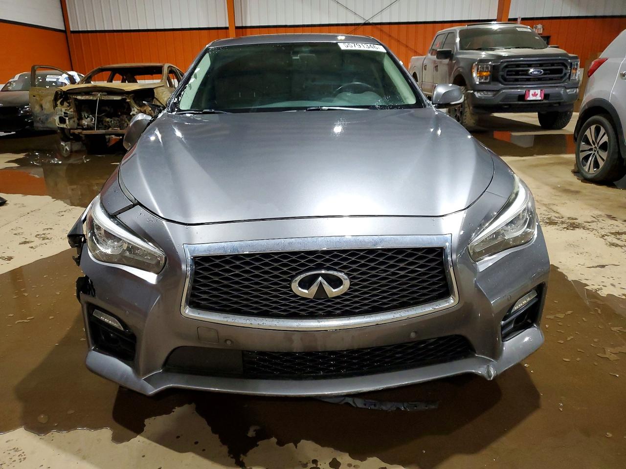 2017 Infiniti Q50 3.0t Signature Edition Gray vin: JN1EV7AR5HM839792
