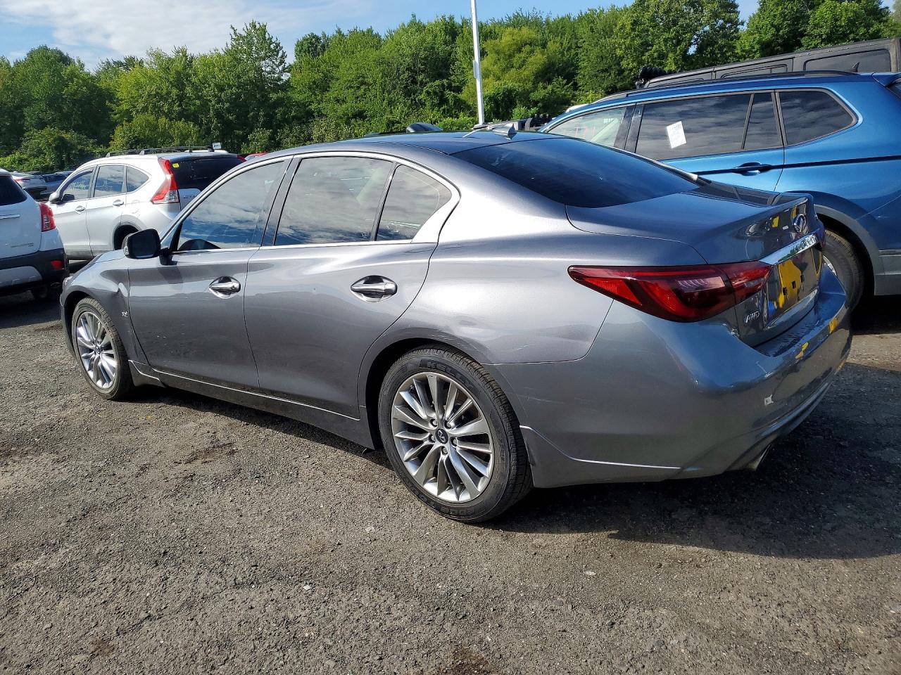 2019 Infiniti Q50 3.0t Luxe Gray vin: JN1EV7AR5KM553593