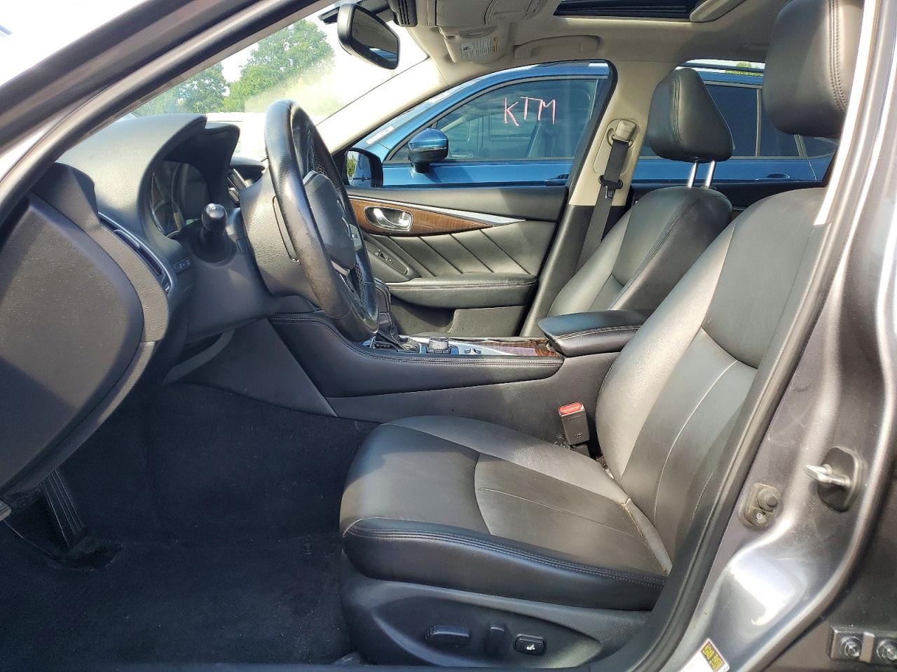2019 Infiniti Q50 3.0t Luxe Gray vin: JN1EV7AR5KM553593