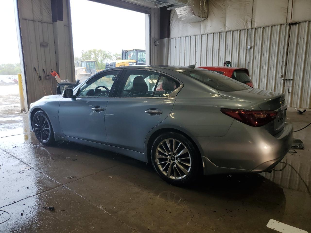 2019 Infiniti Q50 Luxe Blue vin: JN1EV7AR5KM553643