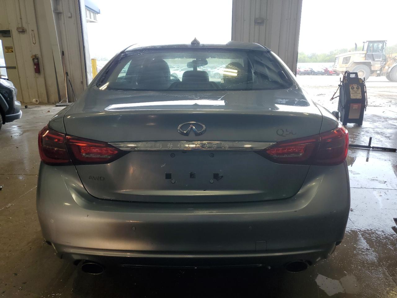 2019 Infiniti Q50 Luxe Blue vin: JN1EV7AR5KM553643
