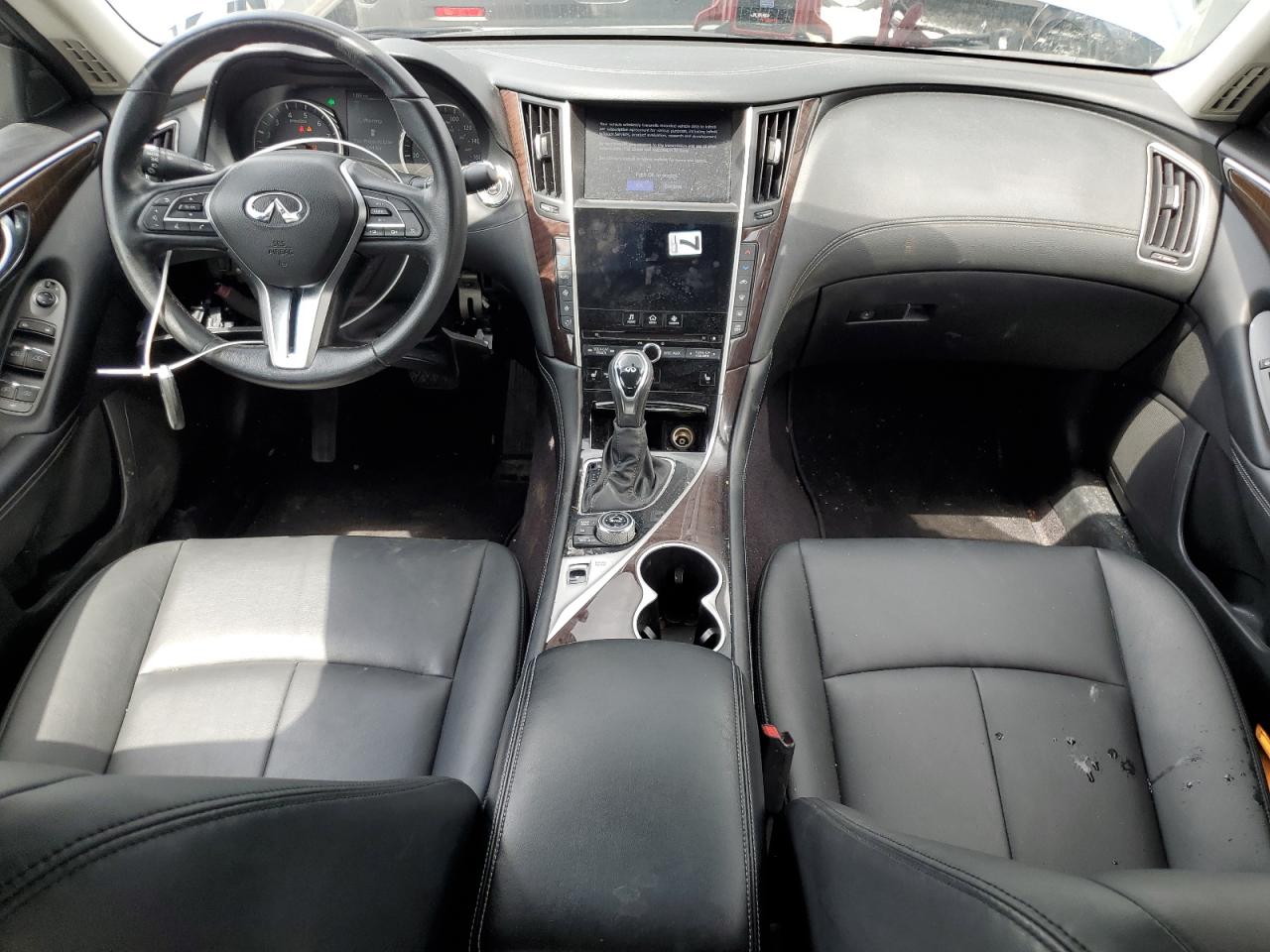 2019 Infiniti Q50 Luxe Blue vin: JN1EV7AR5KM553643