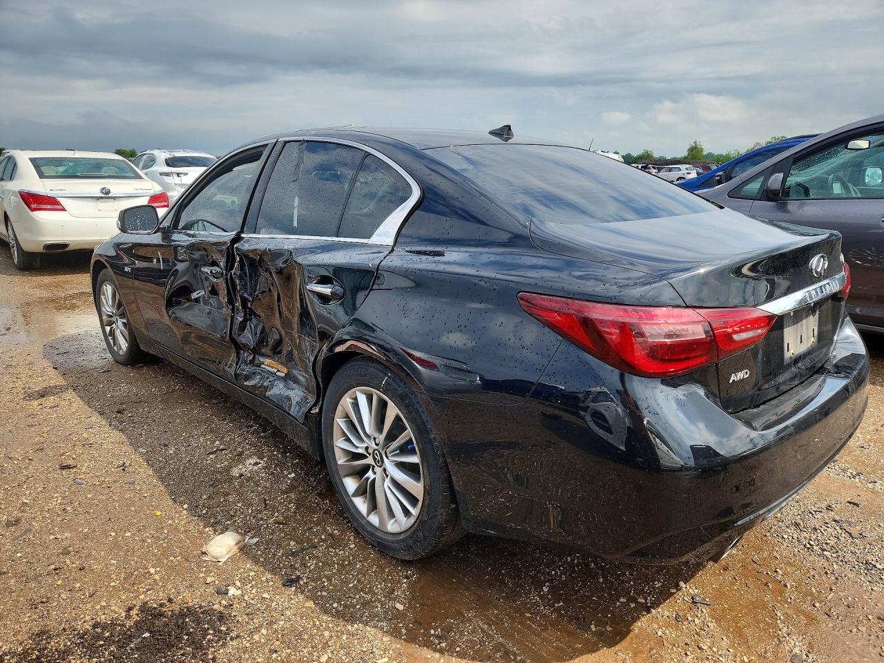 2020 Infiniti Q50 3.0t Luxe Black vin: JN1EV7AR5LM255529