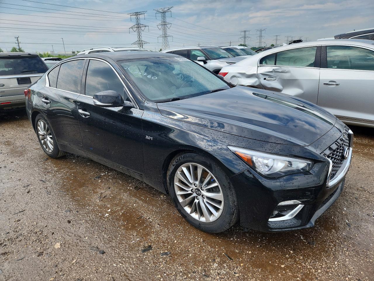 2020 Infiniti Q50 3.0t Luxe Black vin: JN1EV7AR5LM255529