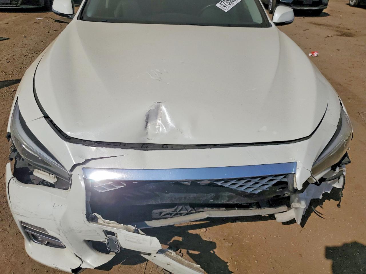 2017 Infiniti Q50 3.0t Signature Edition White vin: JN1EV7AR6HM839347
