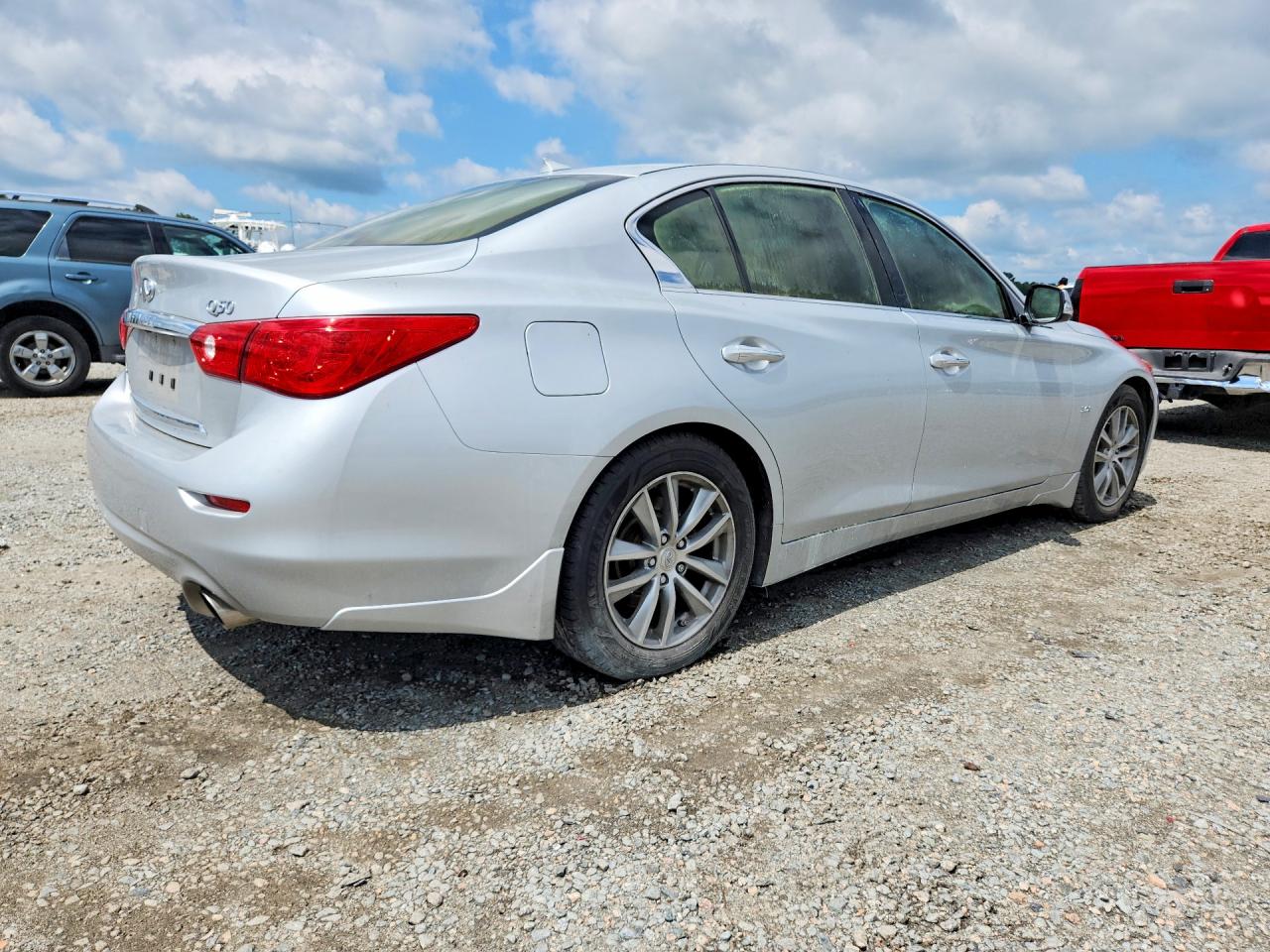 2017 Infiniti Q50 3.0t Premium Silver vin: JN1EV7AR6HM840708