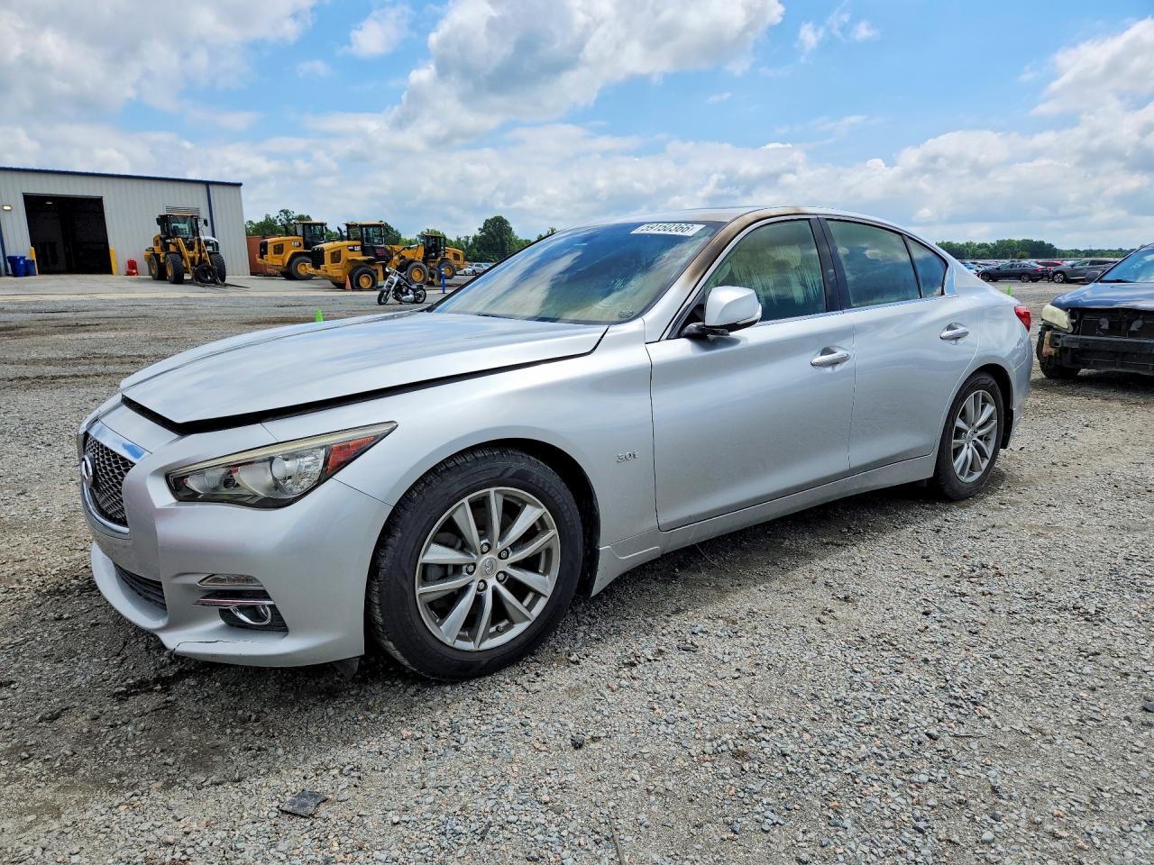 2017 Infiniti Q50 3.0t Premium Silver vin: JN1EV7AR6HM840708