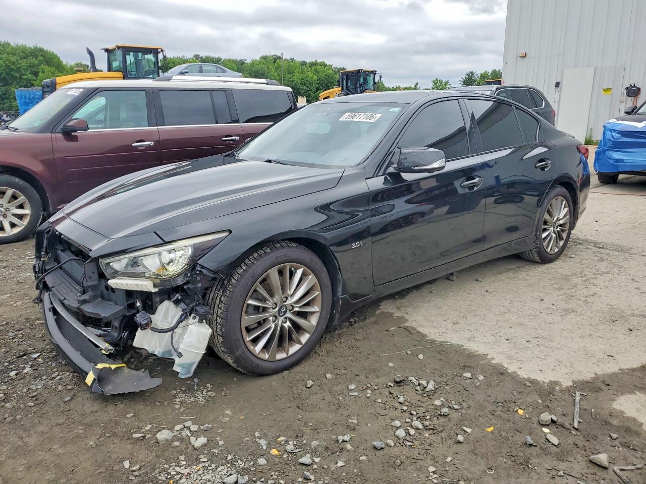 2018 Infiniti Q50 3.0t Luxe Black vin: JN1EV7AR6JM431792