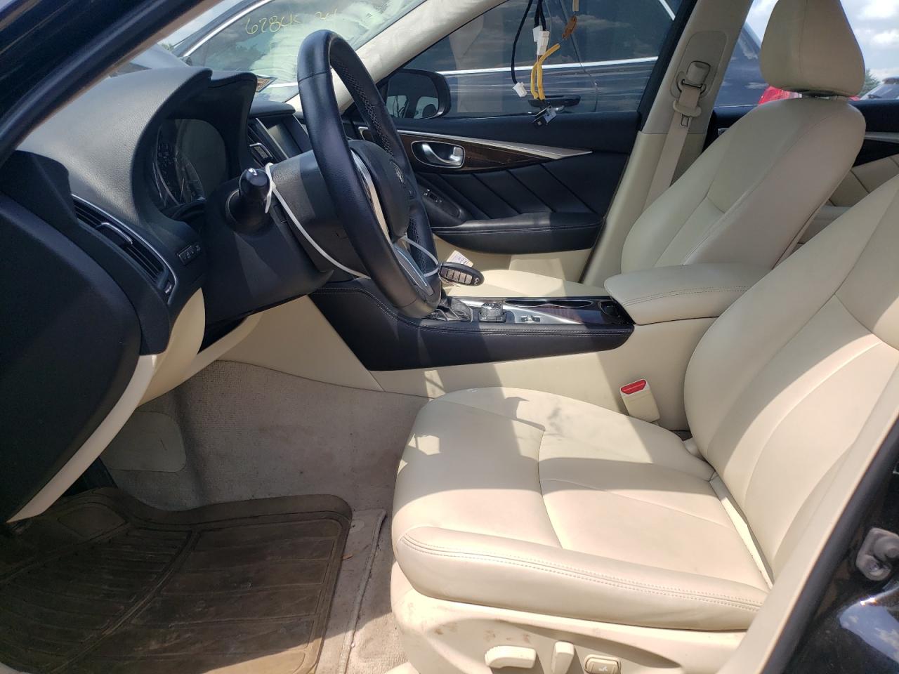 2019 Infiniti Q50 Luxe Black vin: JN1EV7AR6KM552968