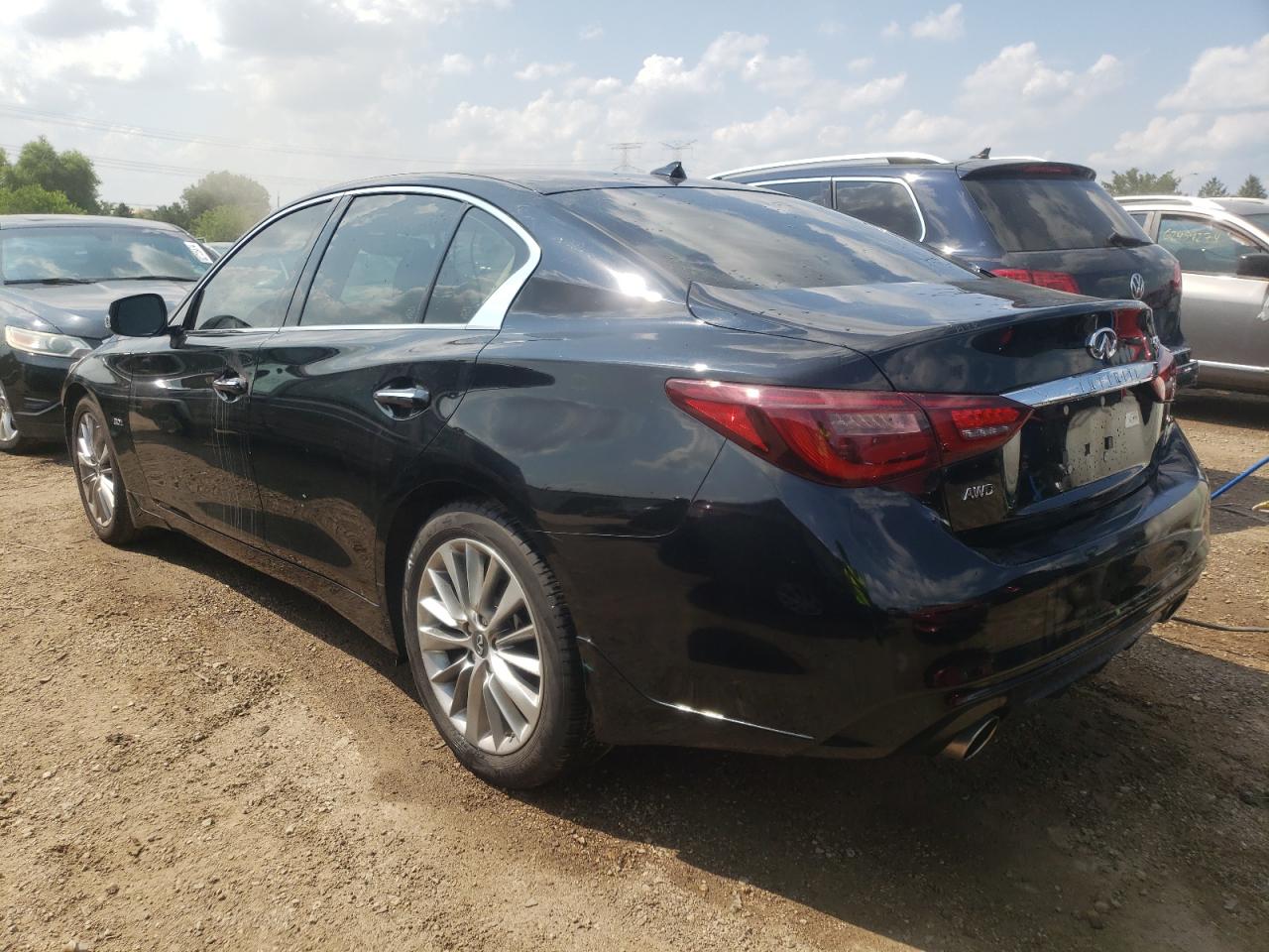 2019 Infiniti Q50 Luxe Black vin: JN1EV7AR6KM552968